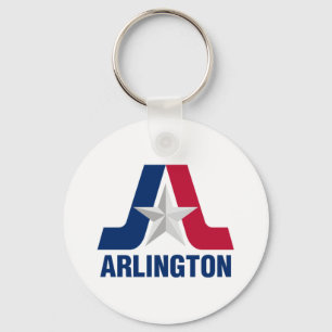 Sleutelhanger met vlag van Arlington, Texas