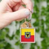 Sleutelhanger met vlag van Bogota, Colombia (Hand)
