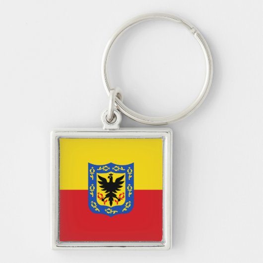 Sleutelhanger met vlag van Bogota, Colombia (Voorkant)