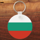 Sleutelhanger met vlag van Bulgarije (Voorkant)