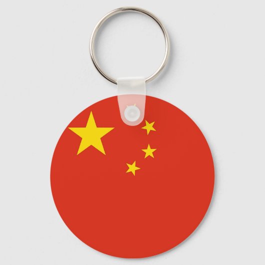 Sleutelhanger met vlag van China (Voorkant)