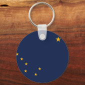 Sleutelhanger met vlag van de staat Alaska (Voorkant)
