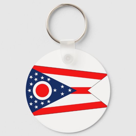 Sleutelhanger met vlag van de staat Ohio (Voorkant)
