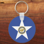 Sleutelhanger met vlag van Houston City, VS (Voorkant)