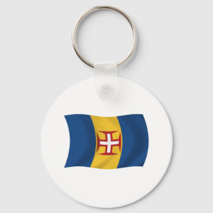 Sleutelhanger met vlag van Madeira