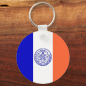 Sleutelhanger met vlag van New York City (Voorkant)