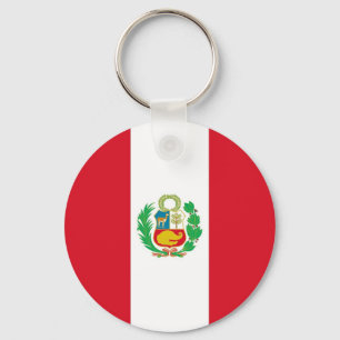 Sleutelhanger met vlag van Peru