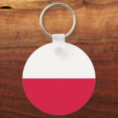 Sleutelhanger met vlag van Polen (Voorkant)