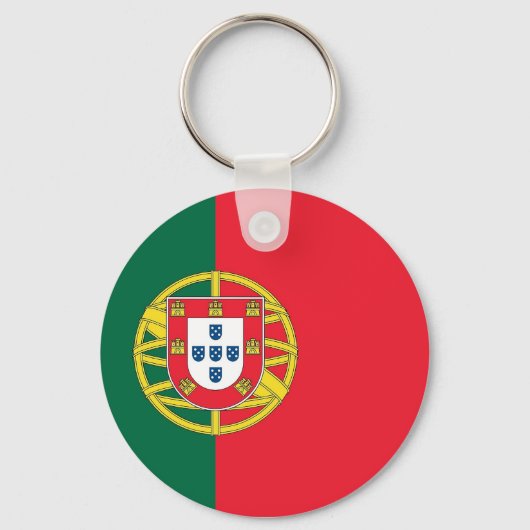 Sleutelhanger met vlag van Portugal (Voorkant)