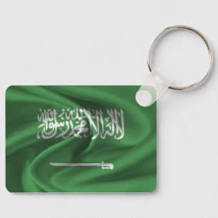 Sleutelhanger met vlag van Saudi-Arabië
