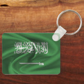 Sleutelhanger met vlag van Saudi-Arabië (Voorkant)