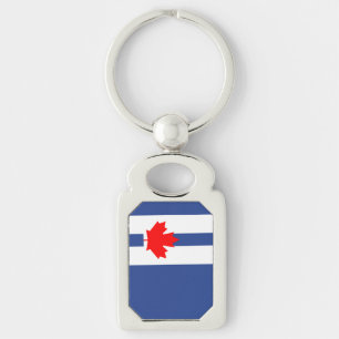 Sleutelhanger met vlag van Toronto