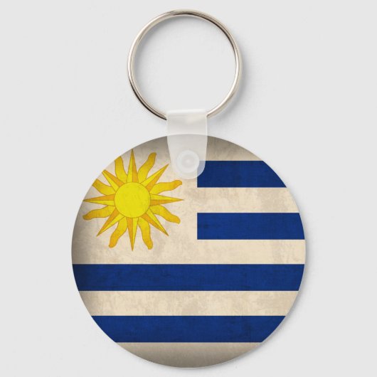 Sleutelhanger met vlag van Uruguay (Voorkant)