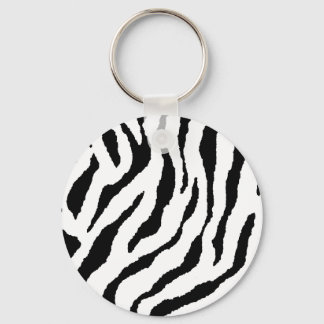 Sleutelhanger met zebra strepen