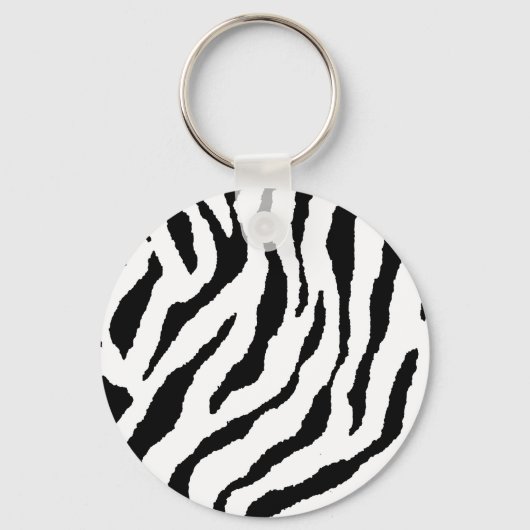 Sleutelhanger met zebra strepen (Voorkant)