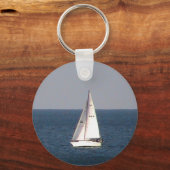 Sleutelhanger met zeilboot (Voorkant)