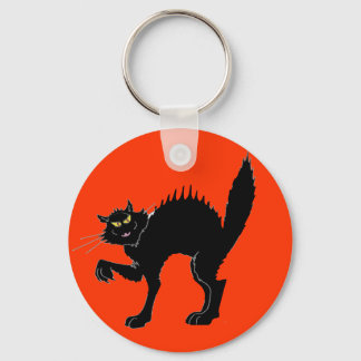 Sleutelhanger met zwarte kat
