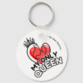 Sleutelhanger: Mijn enige koningin Sleutelhanger (Voorkant)