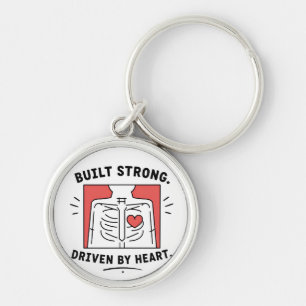 Sleutelhanger Minimalistische anatomische hartvo