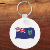 Sleutelhanger Montserrat Vlag (Voorkant)
