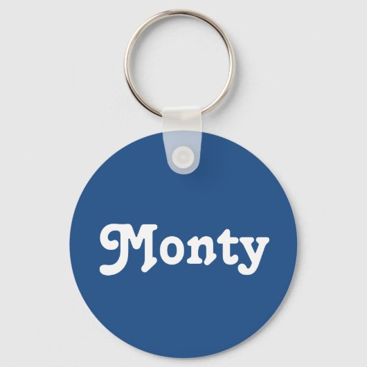 Sleutelhanger Monty (Voorkant)