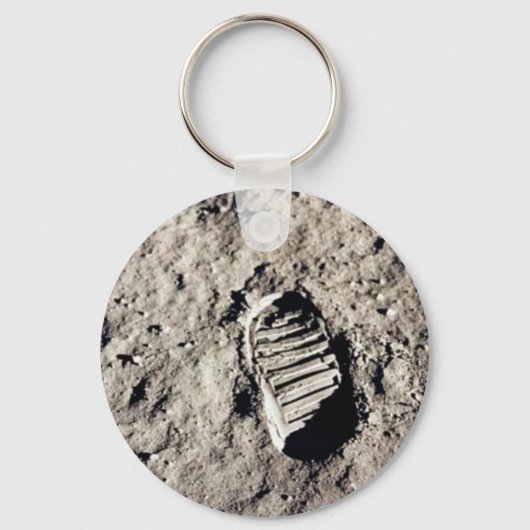 sleutelhanger "Moon Footprint" (Voorkant)
