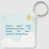 Sleutelhanger motivatie prijsopgave (Achterkant)