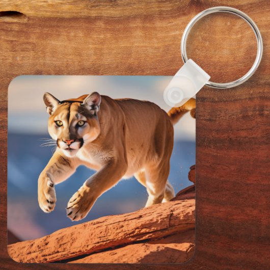 Sleutelhanger Mountain Lion (Achterkant)