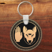 Sleutelhanger Native Wolf Art Metis Gifts (Voorkant)