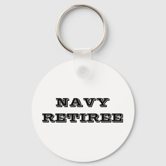 Sleutelhanger Navy Retiree (Voorkant)