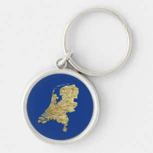 Sleutelhanger Nederlandse kaart
