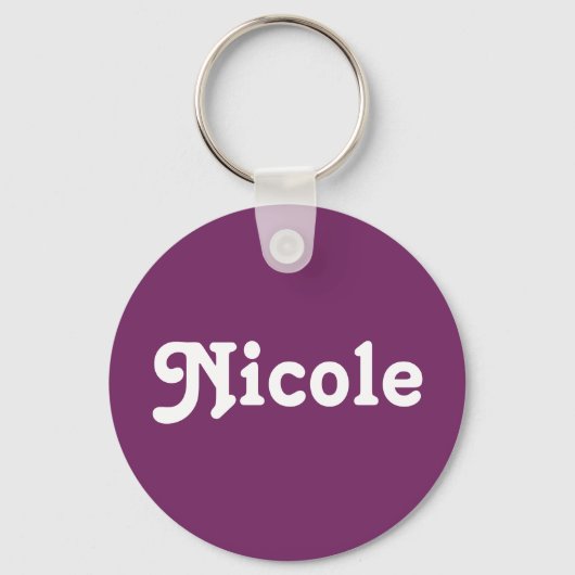 Sleutelhanger Nicole (Voorkant)