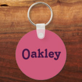 Sleutelhanger Oakley (Voorkant)