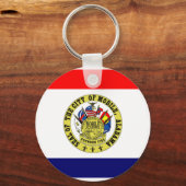 Sleutelhanger onder de vlag van Mobile (Alabama) C (Voorkant)