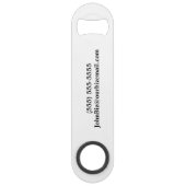 Sleutelhanger opener voor persoonlijke zakelijke i speed flessenopener (Achterkant)