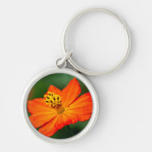 Sleutelhanger Oranje Bloem