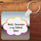 Sleutelhanger over wereldheerschappij (Achterkant)