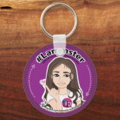 Sleutelhanger Paars (Voorkant)