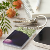 Sleutelhanger Paarse morning Glory Flower (Voorkant Rechts)