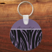 Sleutelhanger Paarse Sjabloon (Voorkant)