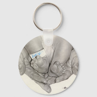 Sleutelhanger pasgeboren baby voeten
