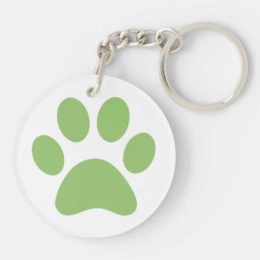Sleutelhanger Paw Print (Achterkant)