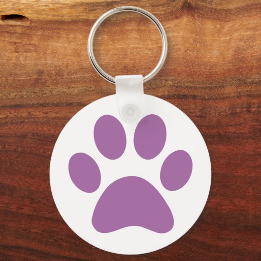 Sleutelhanger Paw Print (Voorkant)