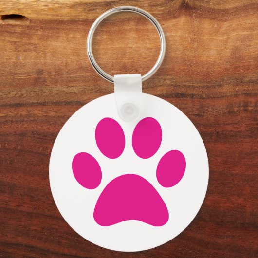 Sleutelhanger Paw Print (Achterkant)