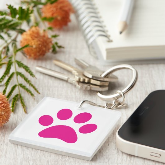 Sleutelhanger Paw Print (Voorkant Rechts)