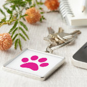 Sleutelhanger Paw Print (Zijkant)