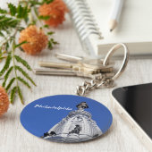 Sleutelhanger Philly City Hall (Zijkant)