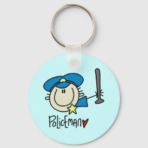Sleutelhanger politieman