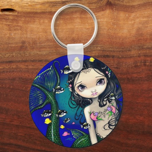 sleutelhanger "Porthole Mermaid" (Voorkant)