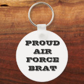 Sleutelhanger Proud Air Force Brat (Voorkant)